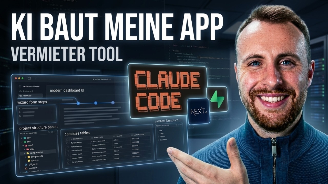 Claude Code baut ein Vermieter-Portal in 37 Min 🤯