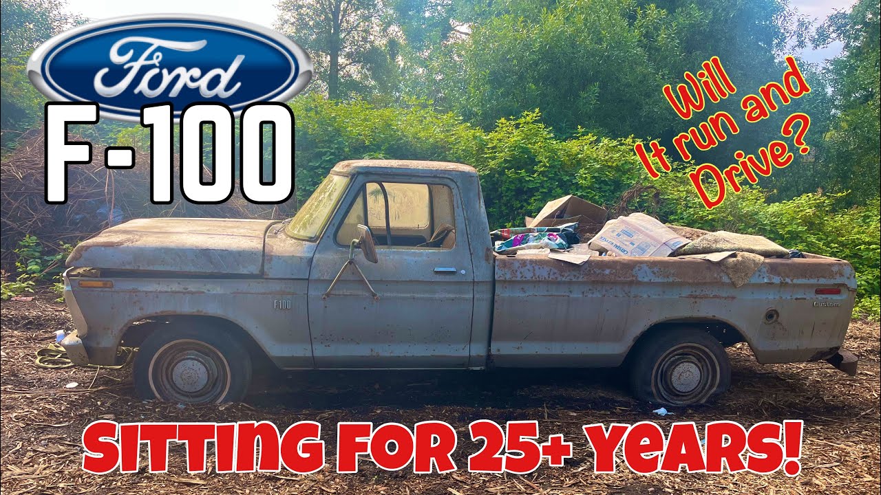 Заброшенный Ford F-100! Сможет ли он завестись и доехать домой спустя 25 лет?