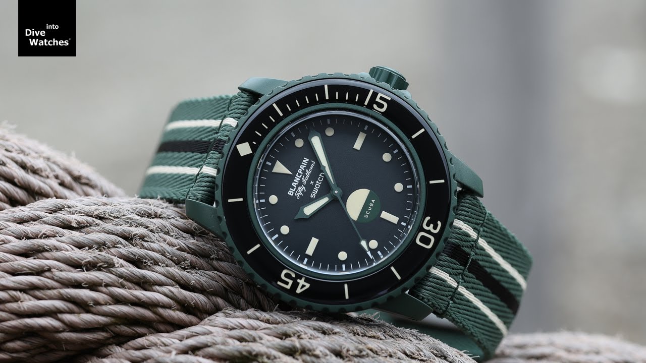 Blancpain X Swatch Scuba Fifty Fathoms "Green Abyss"