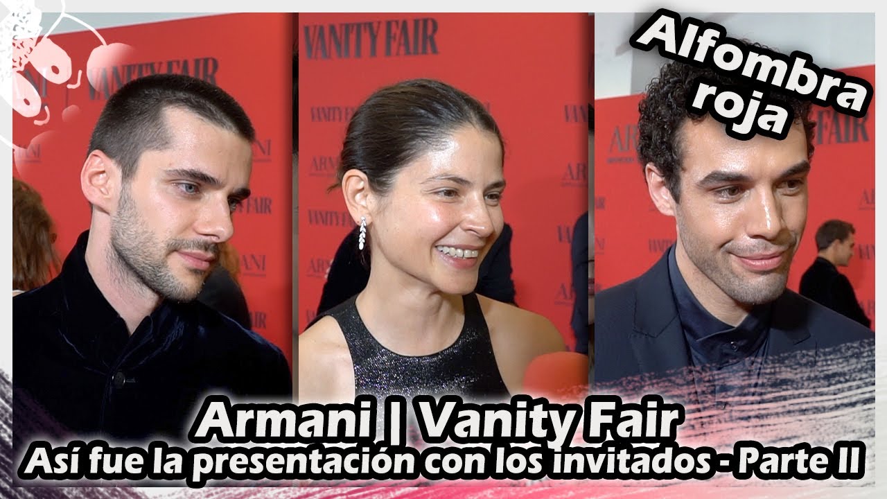 Armani | Vanity Fair | Álvaro Rico: "Espero que pronto se pueda ver ya EL JARDINERO de Netflix"