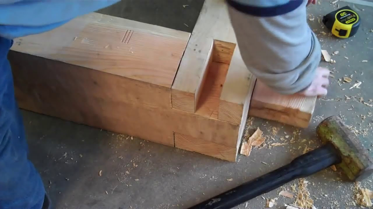 Timber Frame Sill Beams – Precision Joinery for Off-Grid Construction