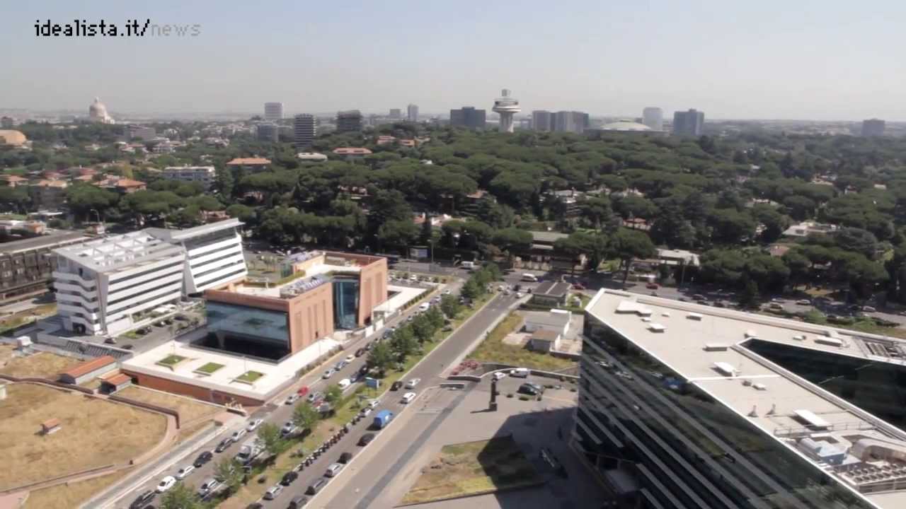 eurosky tower, il primo grattacielo di roma nel cuore dell'eur