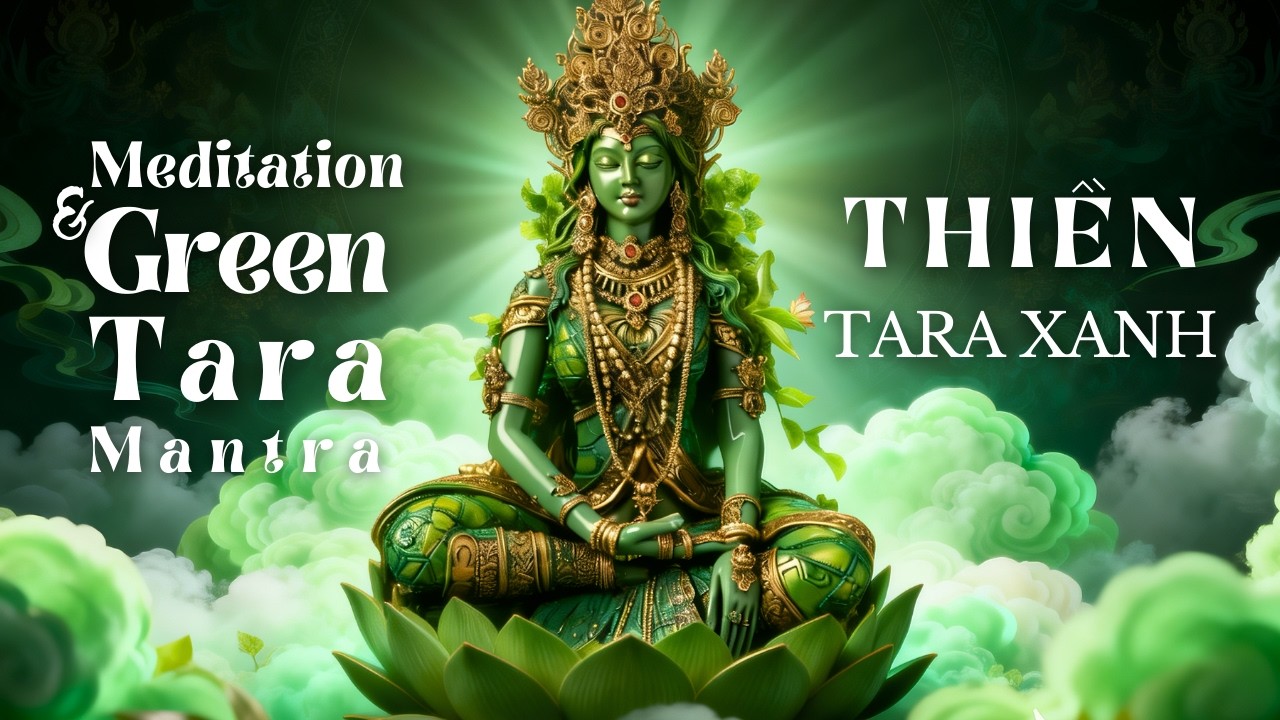..If you feel connected, let Green Tara gently heal your body & mind 🌿 Green Tara Mantra Meditation