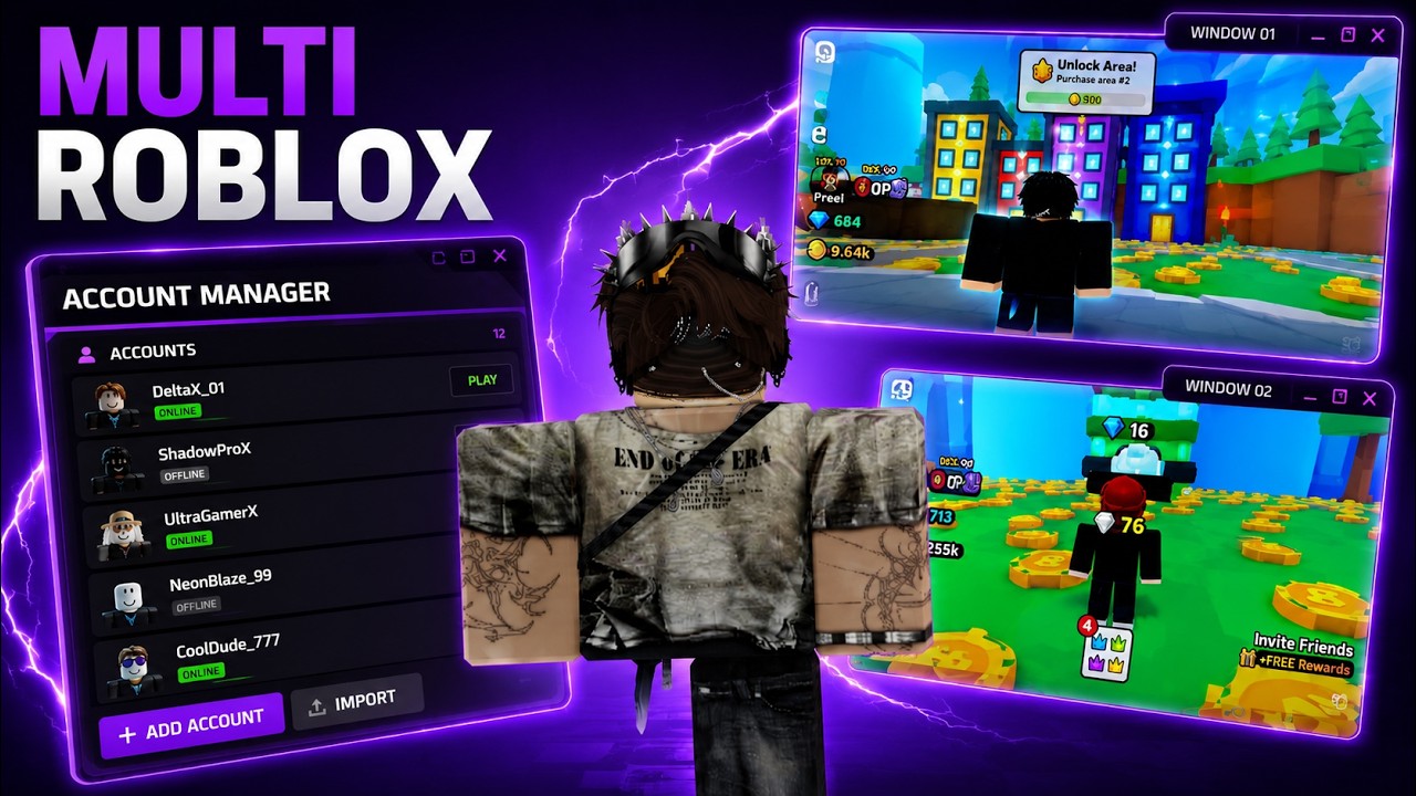 How to Run Multiple Roblox Accounts at Once | Multi Instance | Multi Roblox Manager