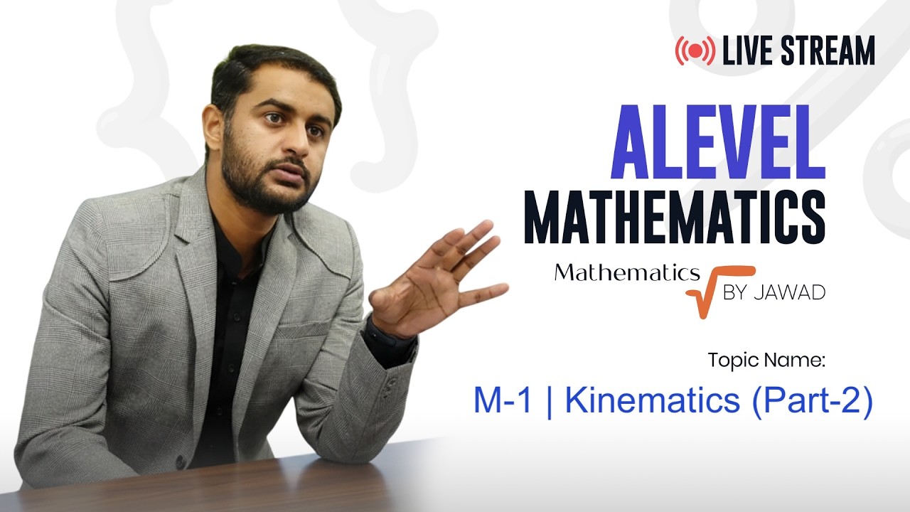M-1 Live Class | Kinematics (Part-2) Concepts
