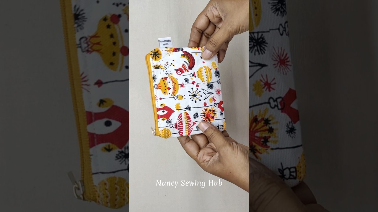 DIY Ladies Hand Purse Easy Sewing Tutorial | Coin Purse / Coin Pouch Making at Home #pouch #purse