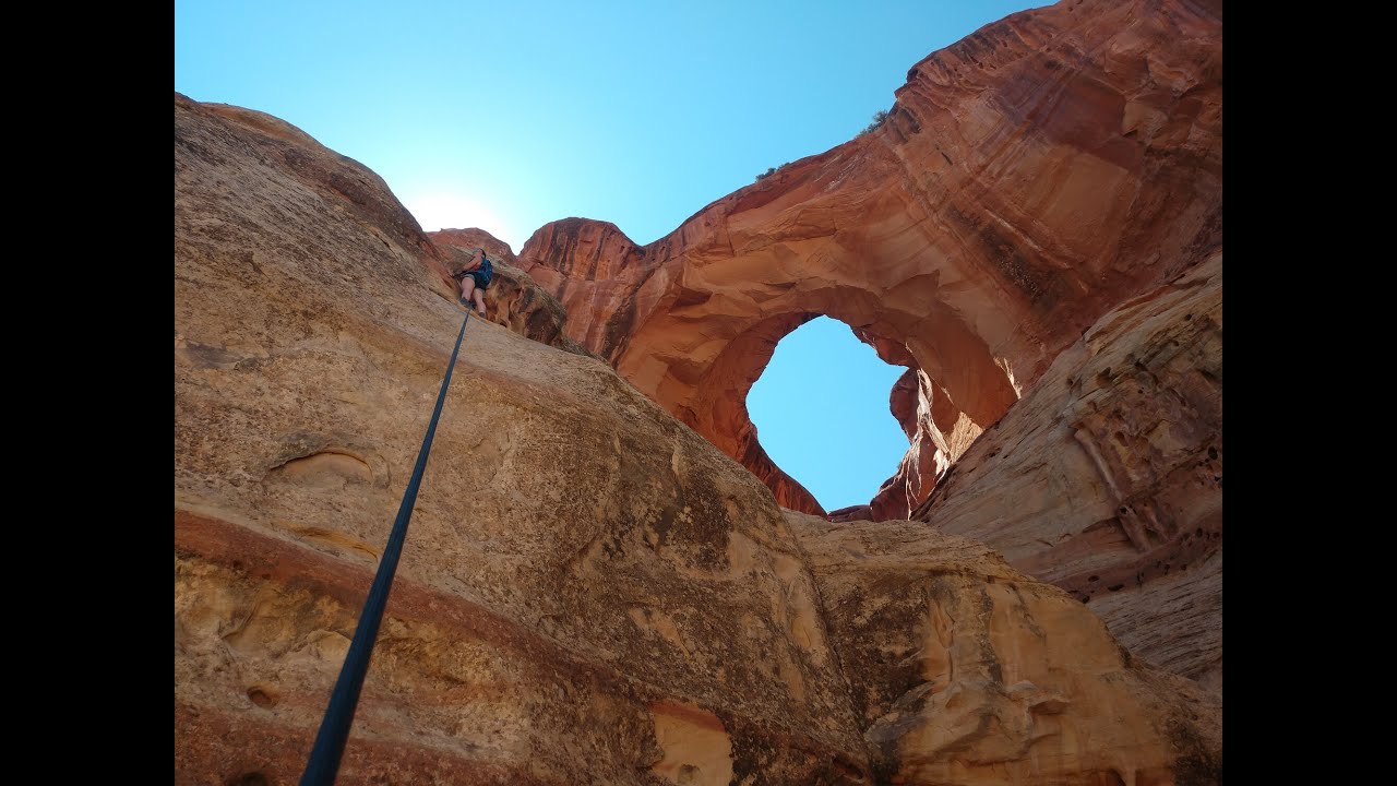 145 ft Free Hanging Rappel in Capitol Reef National Park!!!
