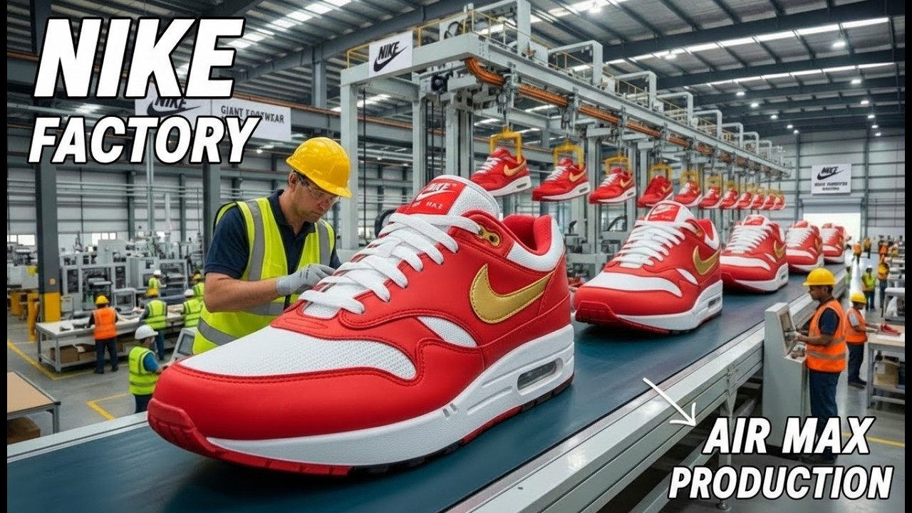 Экскурсия на фабрику Nike. Мы осмотрели ВЕСЬ процесс изготовления обуви.