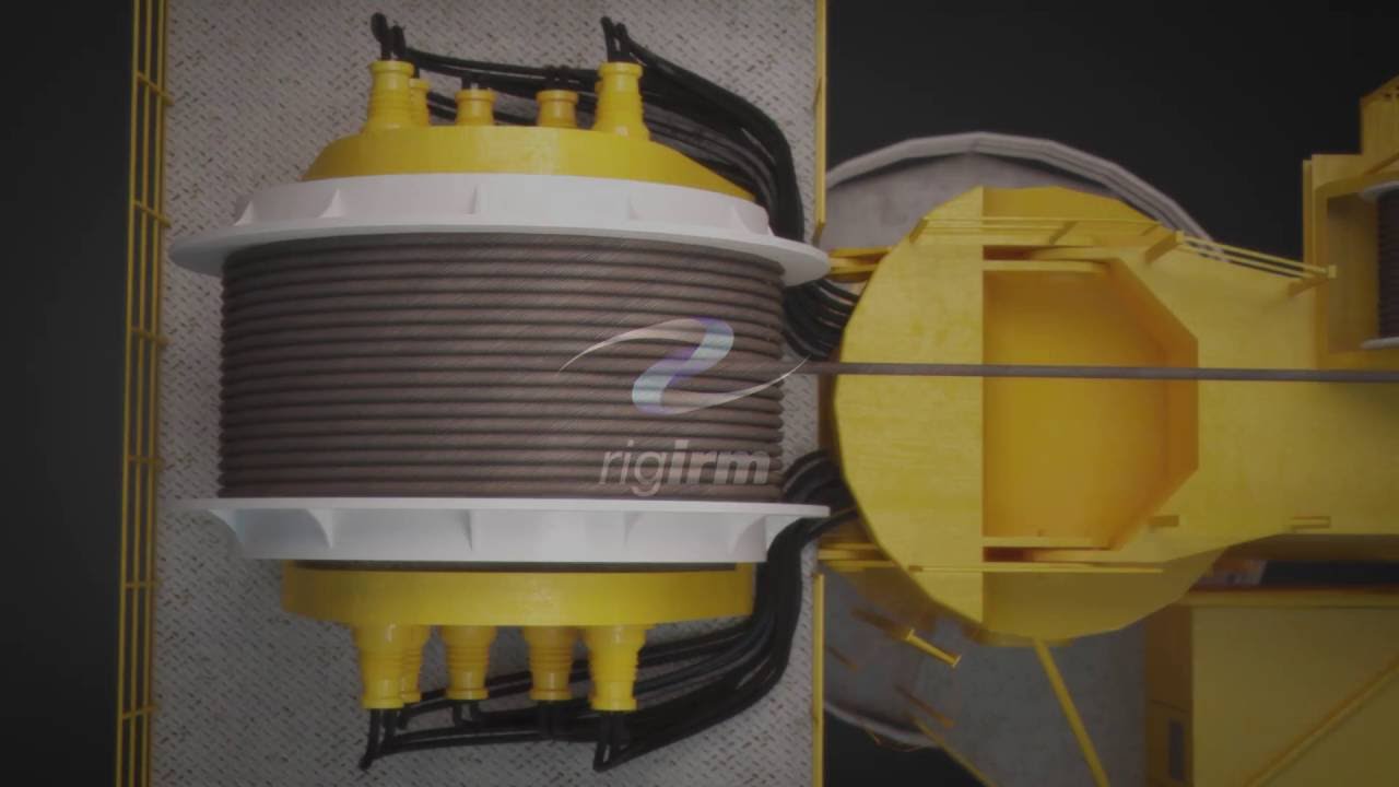 Rig IRM - Crane Wire Rope Lubrication Animation