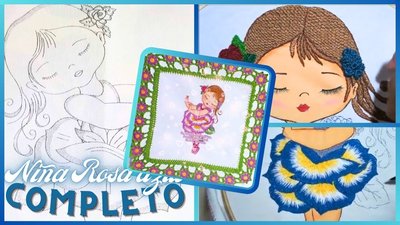 Niña Rosa en color azul💙 TODOS LOS VIDEOS en UNO 💙 Un Mundo Maravillisa