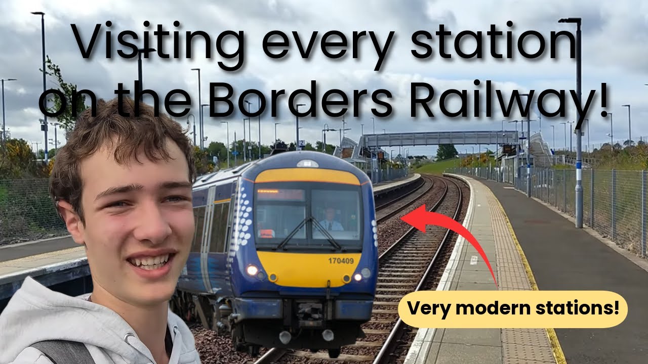 Visiting every station on the Borders Railway!