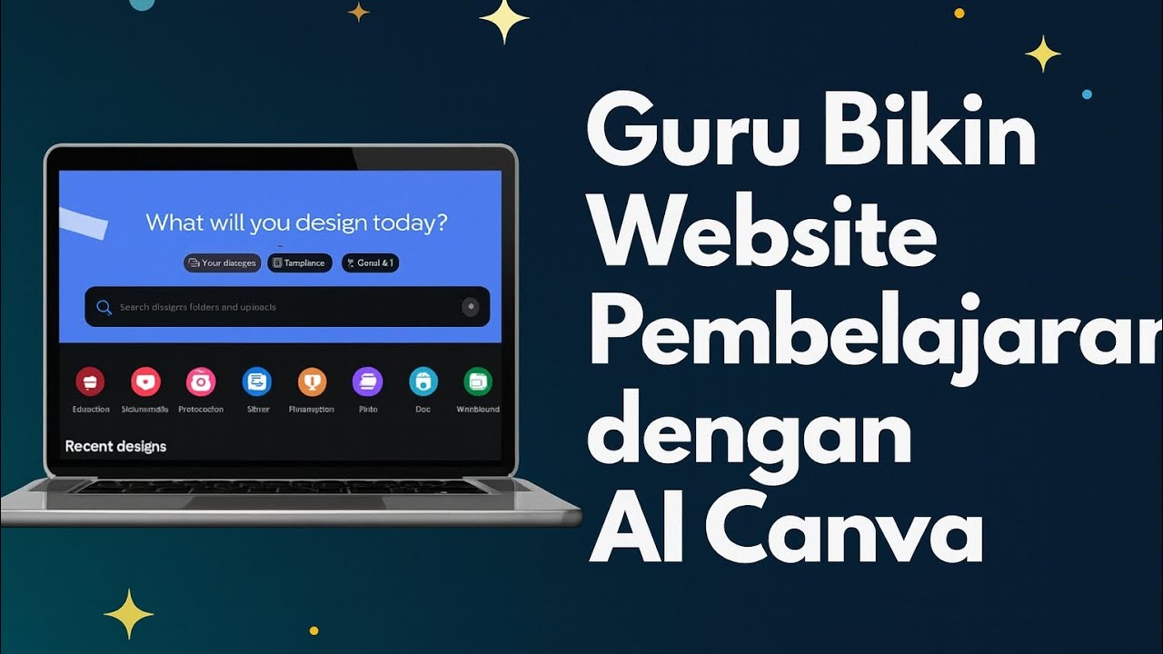 Membuat Website Materi Ajar dengan AI Canva 