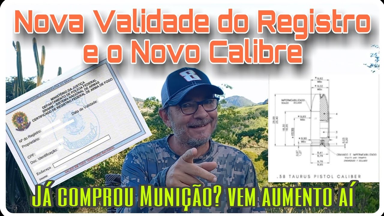 Nova Validade do Registro e o Novo Calibre da Taurus .38 TPC