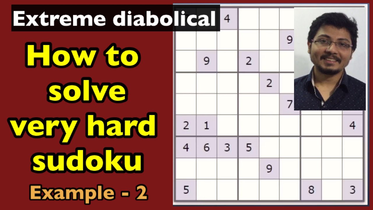 Sudoku very hard level. Puzzle -2. How to solve very hard sudoku using sudoku tricks 