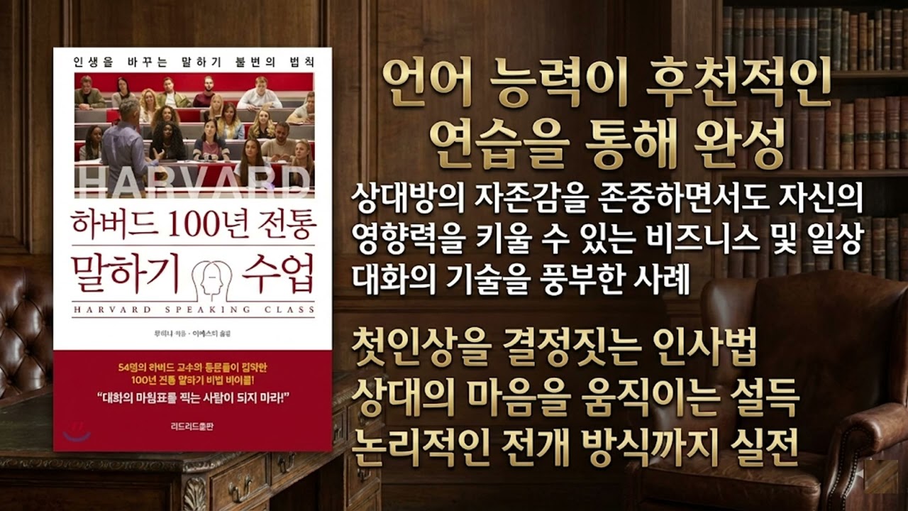 하버드 100년 전통 말하기 수업
