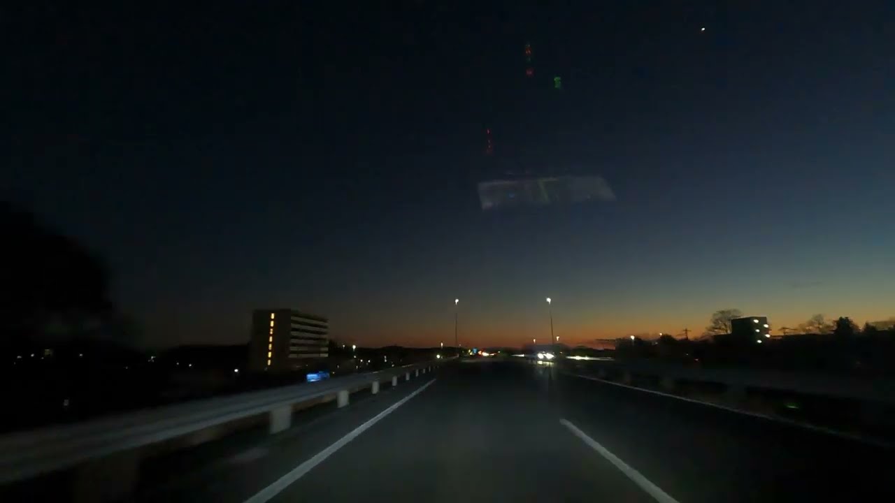 [夕夜]国道　新408号線
