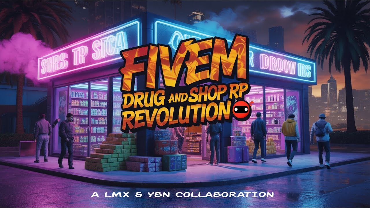 We Just Changed FiveM Drug RP and Stores Forever with THIS Script 💊 | YBN & LMX