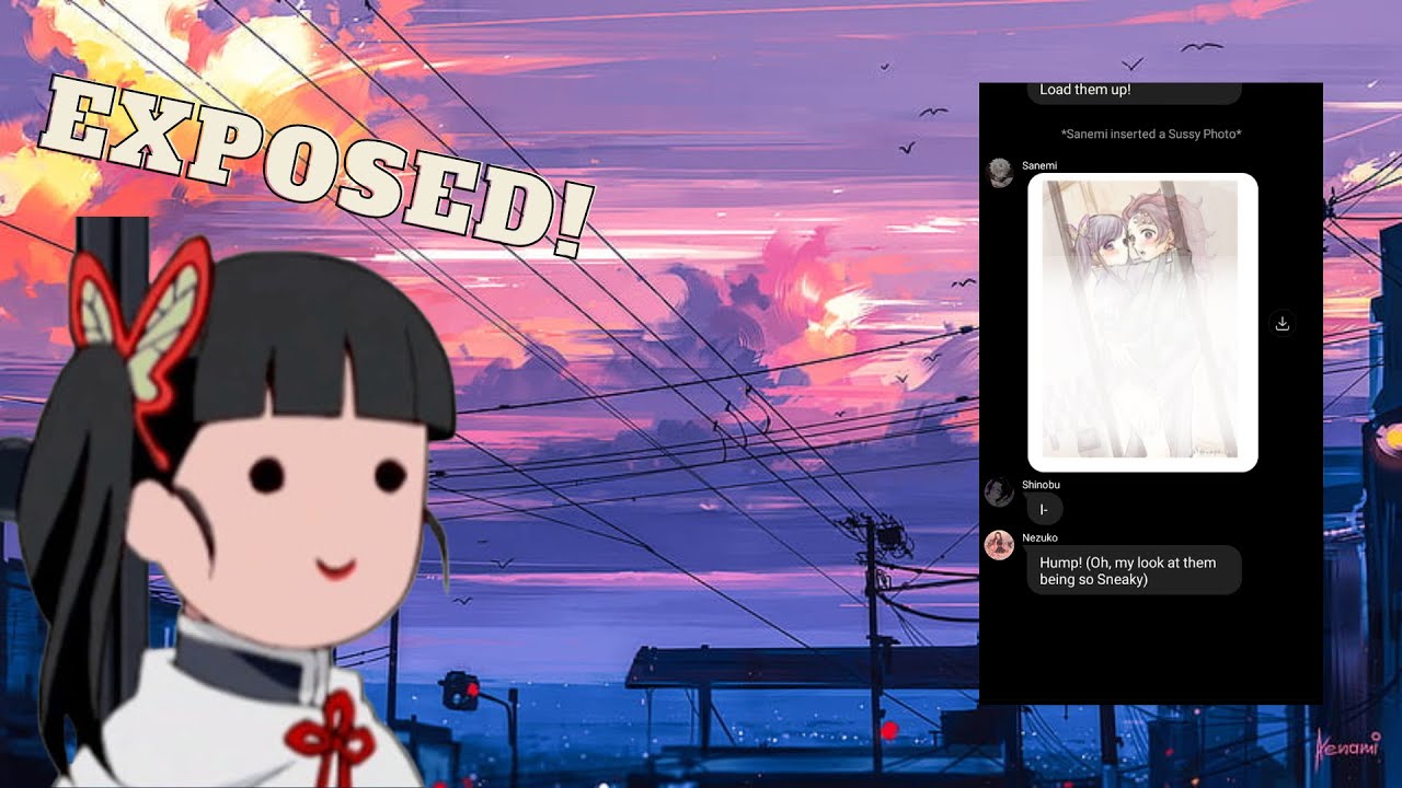 Exposing Kanao's Gallery PT 2📲 (Demon Slayer Story) The Last Prof😏