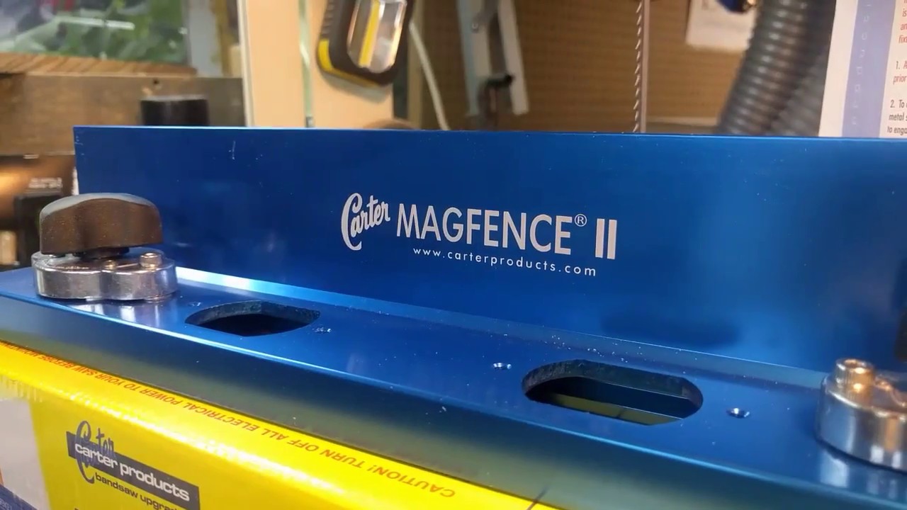 Carter MAGFENCE II review. Bandsaw fence