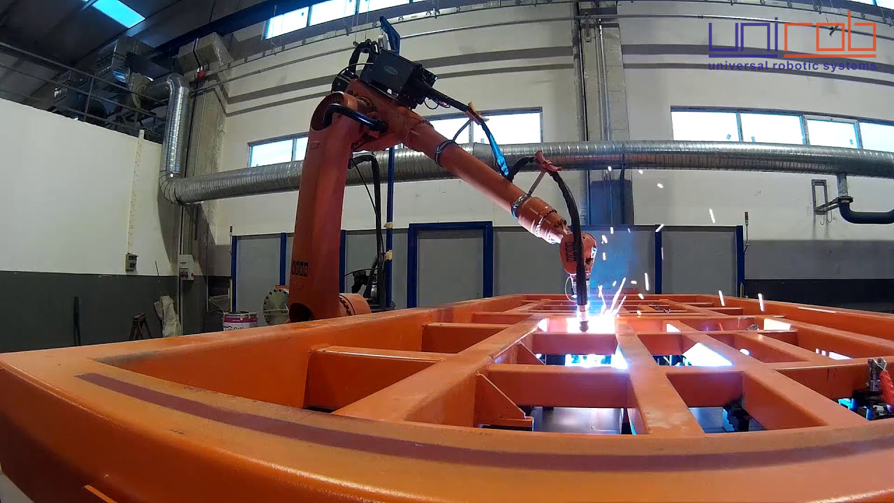 Gazaltı Kaynak Robotu - Arc Welding with KUKA Krc4 - UNIROB