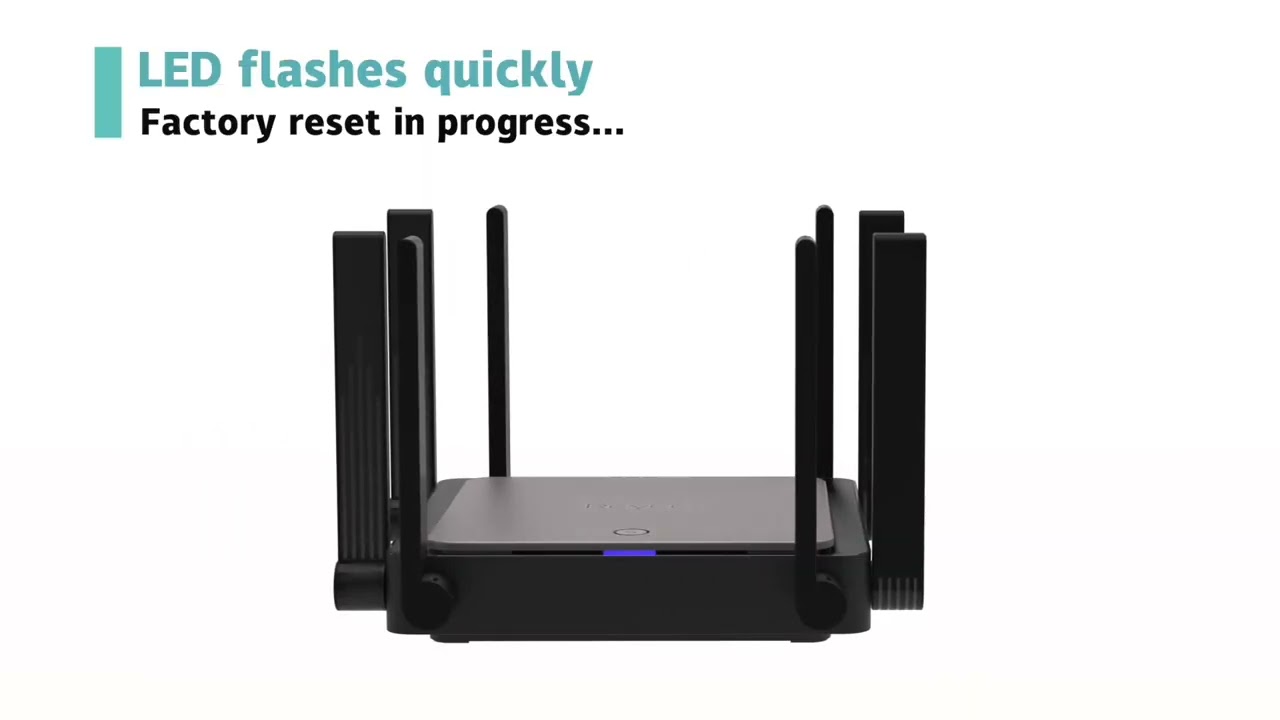 Reyee E5 Wi-Fi Router | How to Reset the Router to Factory Setting