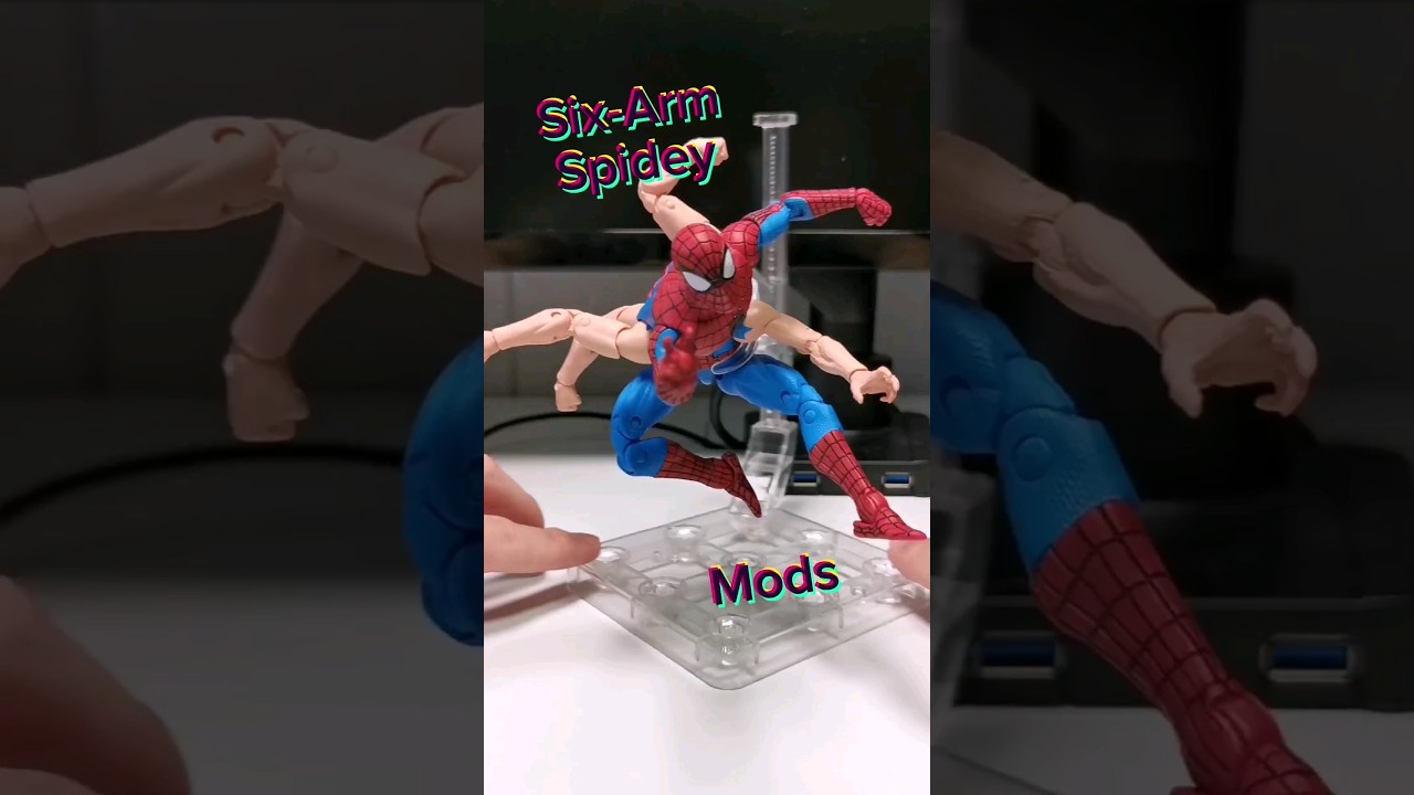 Six Arm Spider-Man Mods Marvel Legends Hasbro Pulse Action Figure Custom Fix