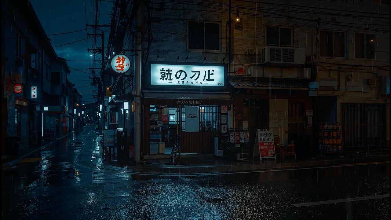 Tokyo Midnight Rain 🌧️ — Rainy Day Lofi Beats to Keep Your Mind Sharp