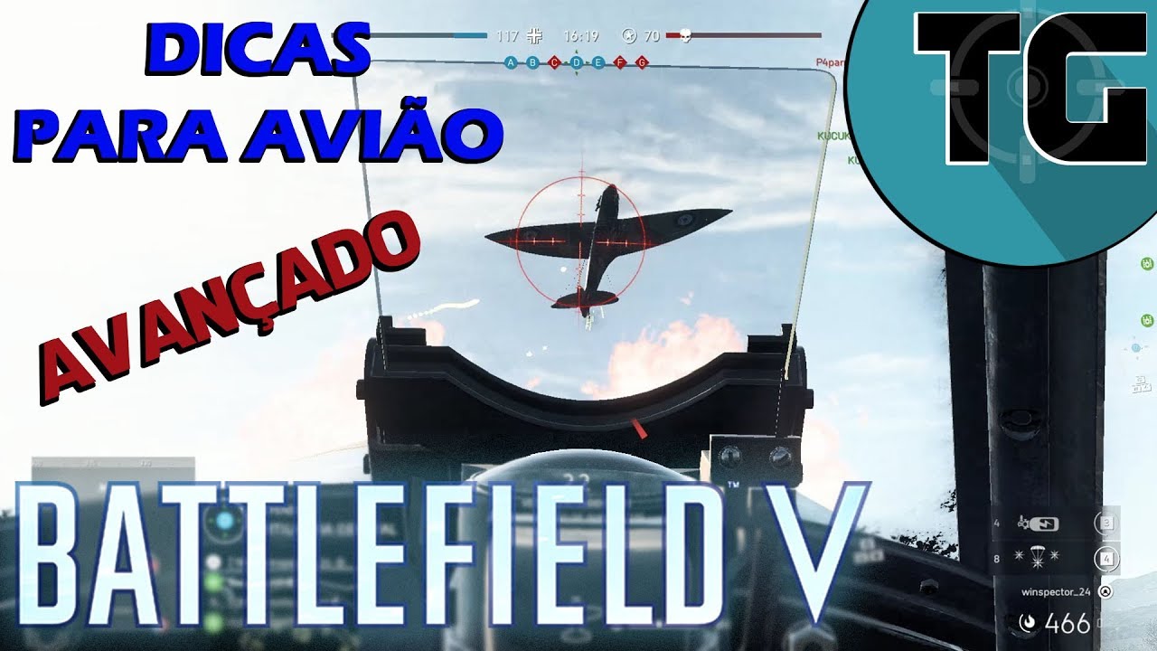 Dicas de avião Battlefield V - Avançado