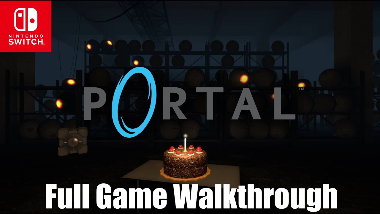 Portal 1 Nintendo Switch Full Game Walkthrough (Portal Companion Collection)