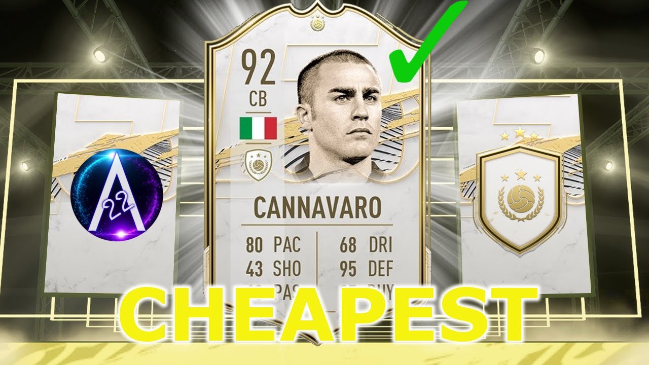 ФАБИО КАННАВАРО ПРЕМЬЕР ICON SBC Самое дешевое решение! #ФИФА21