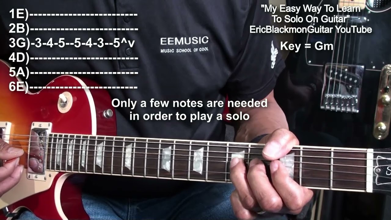 JAK ŁATWO NAUCZYŁEM SIĘ GRać SOLĄ NA GITARZE @EricBlackmonGuitar