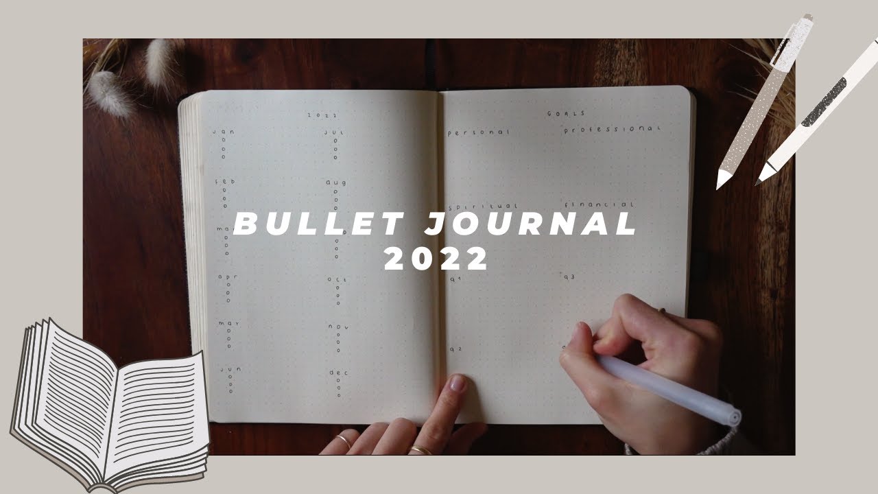 mon bullet journal 2022 📖 minimaliste et productif