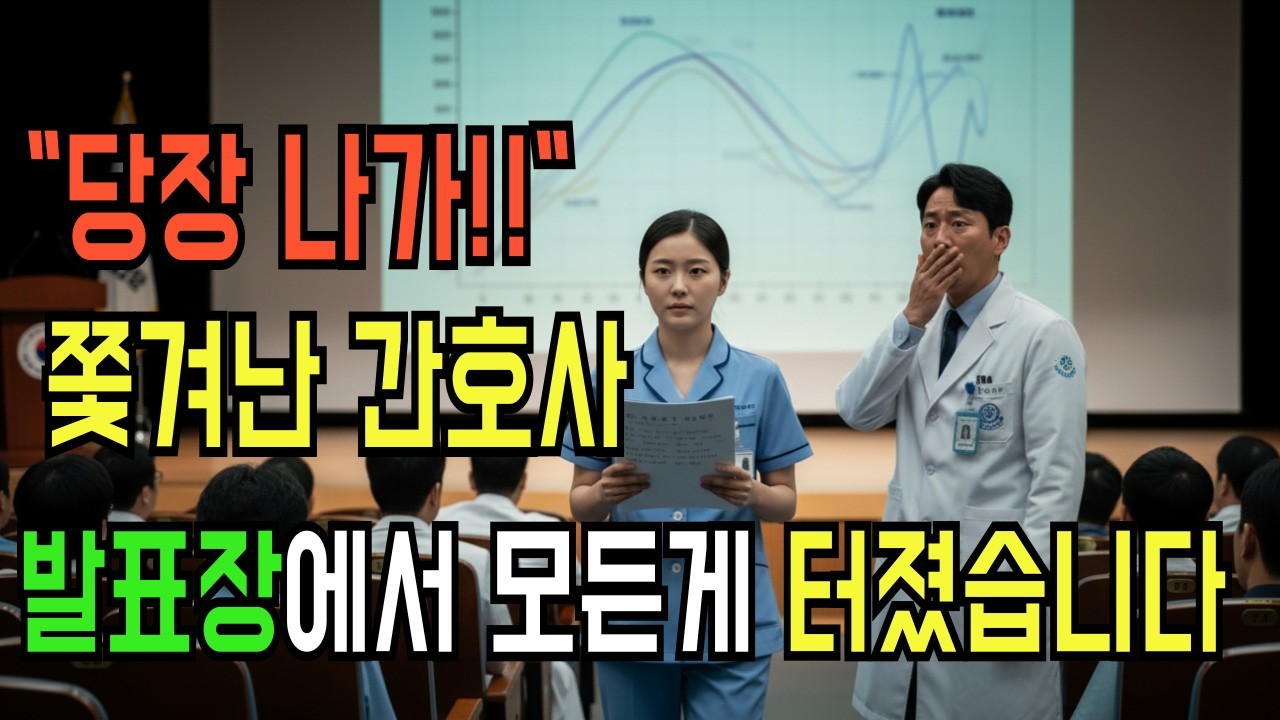 당장 나가!! 쫓겨난 간호사… 병원 발표장에서 밝혀진 충격적인 진실