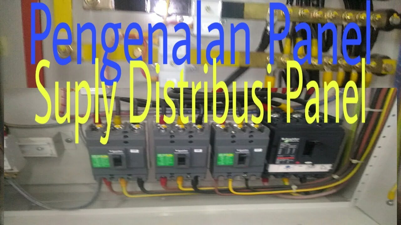Explanation of the three phase electrical panel
