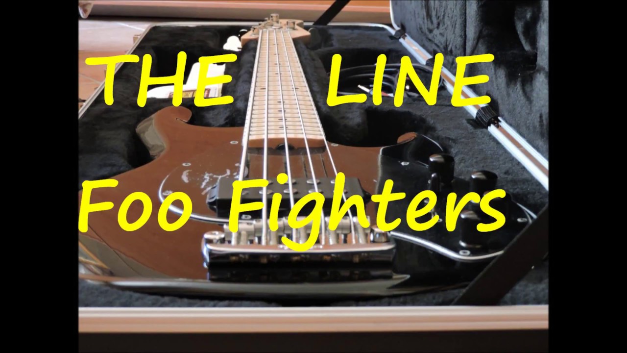 The Line Foo Fighters bass cover (bass only)