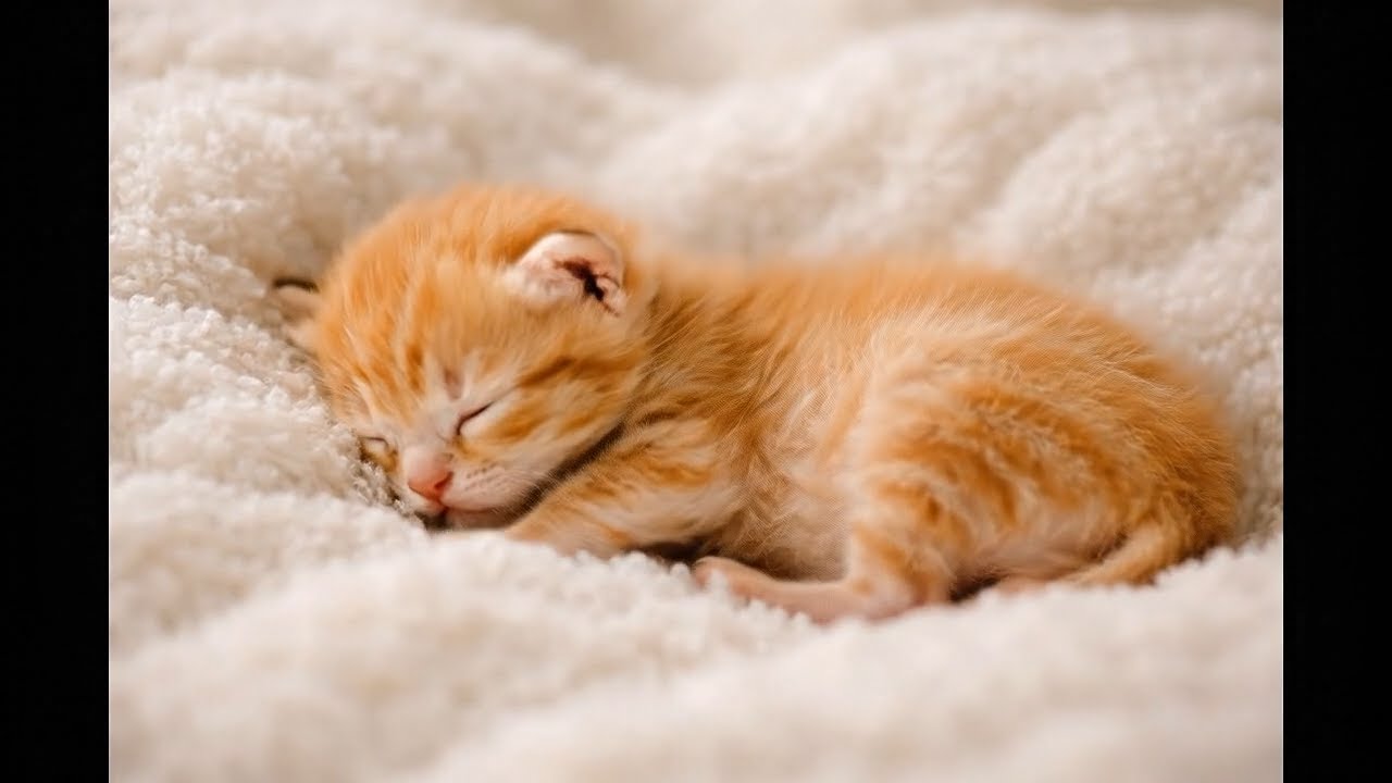A kitten's sleep time