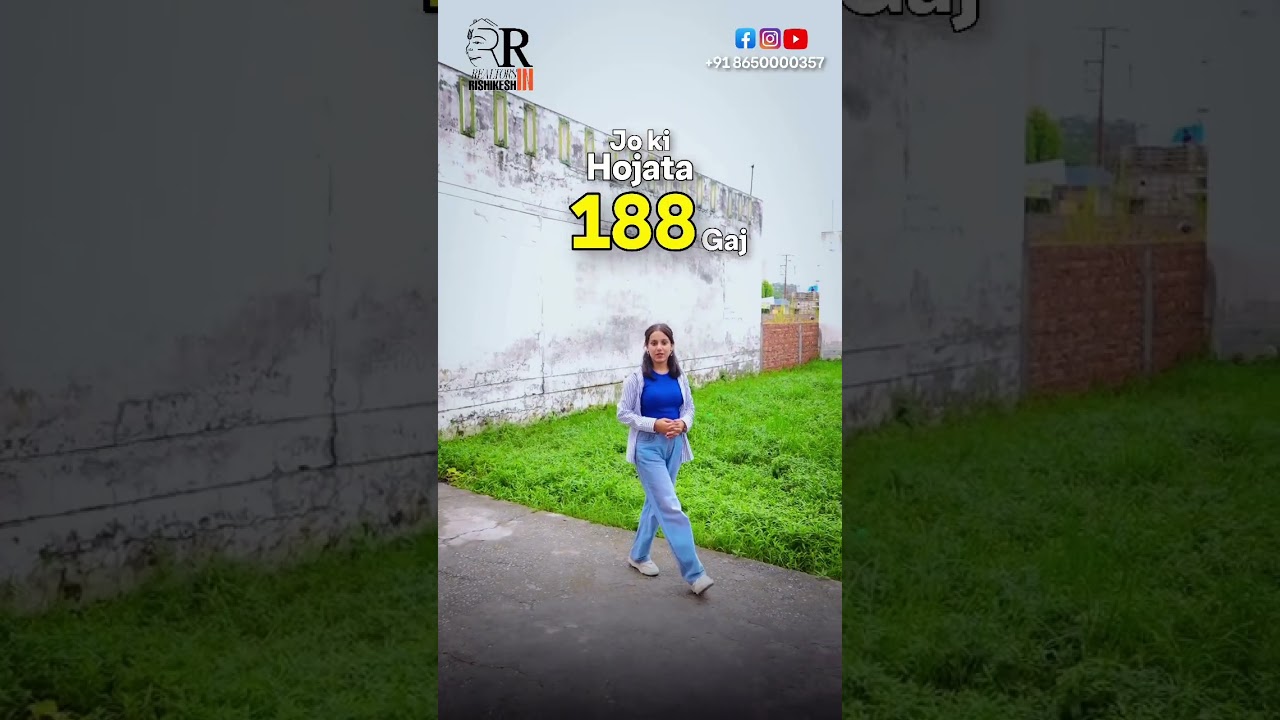 188 गज का Residential Plot | Shyampur Rishikesh | NH से सिर्फ 400 मीटर दूरी 🏡