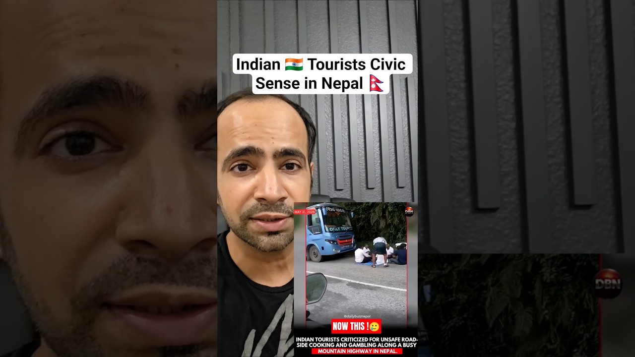 Indian Tourists Civic Sense in Nepal #indiansinusa #indiansabroad  #civicsense #Nepal #shorts