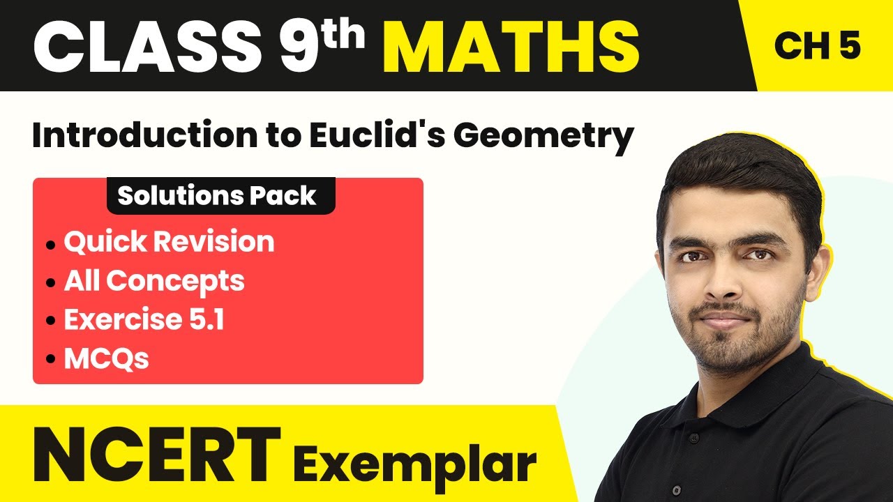 Introduction to Euclid's Geometry - Exercise 5.1/MCQs Solved | Class 9 Maths NCERT Exemplar Unit 5
