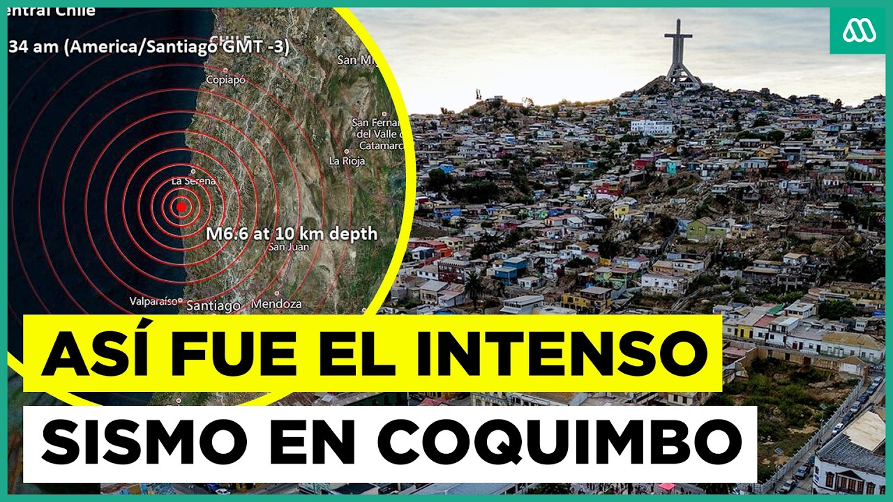 Sismo de 6,1 se registra en la región de Coquimbo