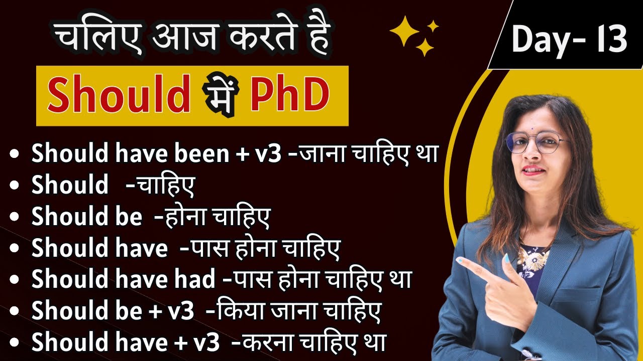 Day 13 | All About Should: A Deep Dive into This Modal Verb | English with Khushi