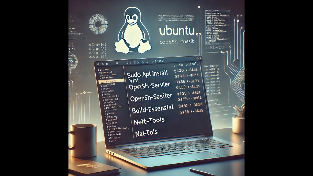 Installing vim openssh server openssh client build essential net tools in ubuntu   Made with Clipcha