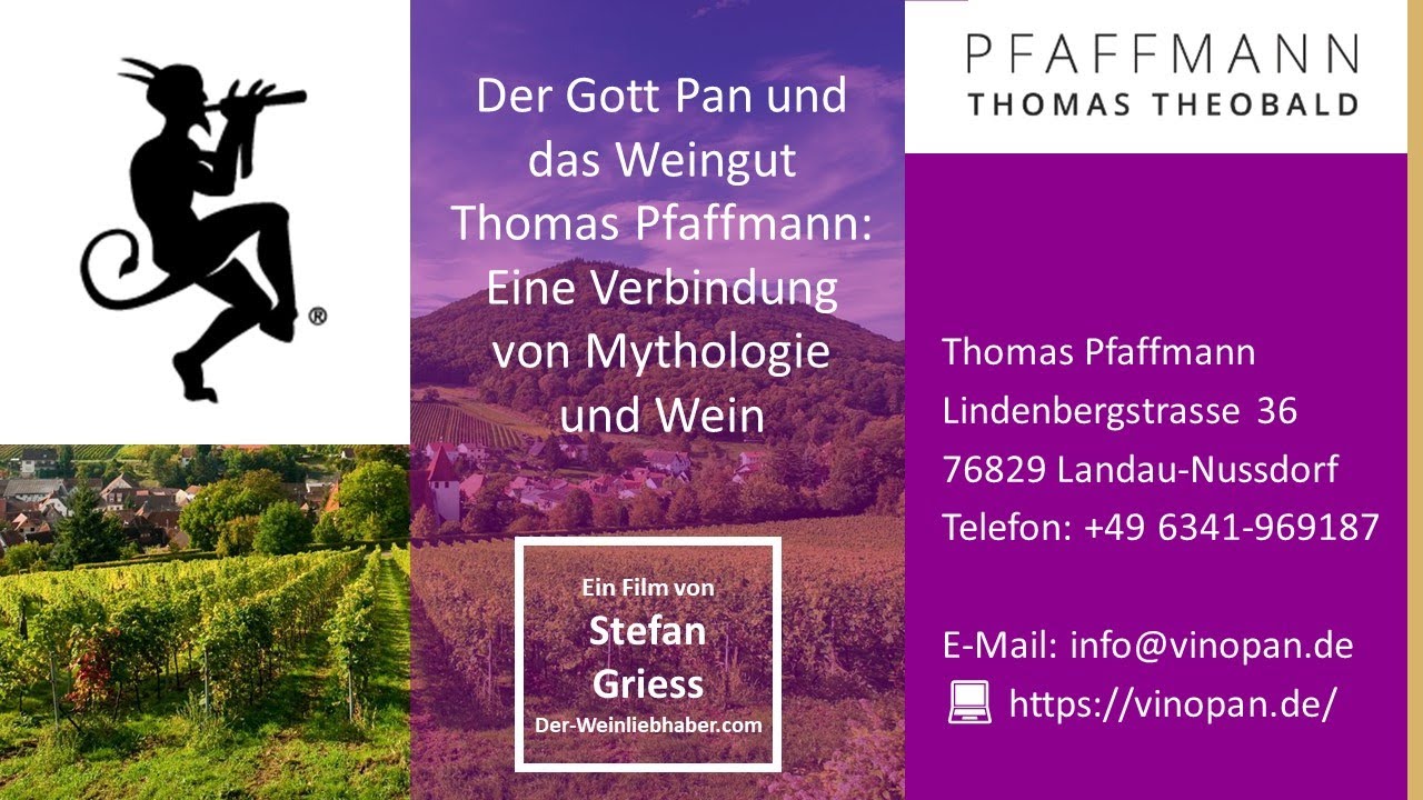 PAN der Hirtengott und das Weingut  - eine Verbindung von Wein und Mythologie