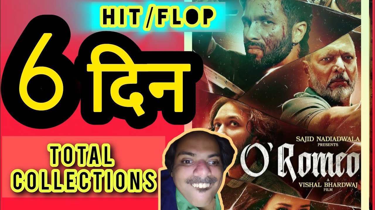 O Romeo Box Office Collection, #ShahidKapoor, O ROMEO 6th day collection Worldwide,