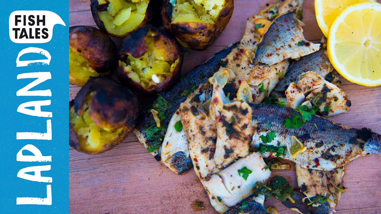 GRILLED FISH & Potatoes | Bart van Olphen & DJ BBQ in Lapland