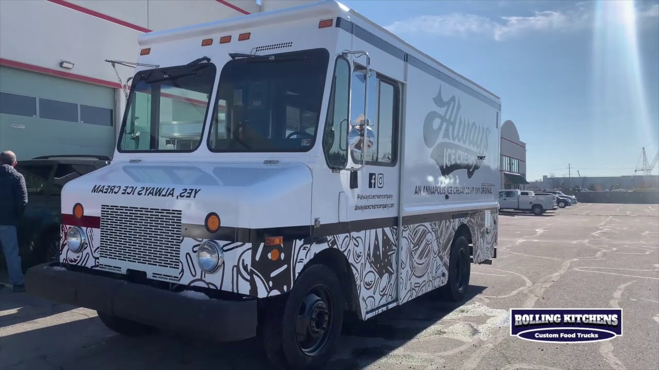 Always Ice Cream  Custom Food Truck Build by RollingKitchensCustoms com