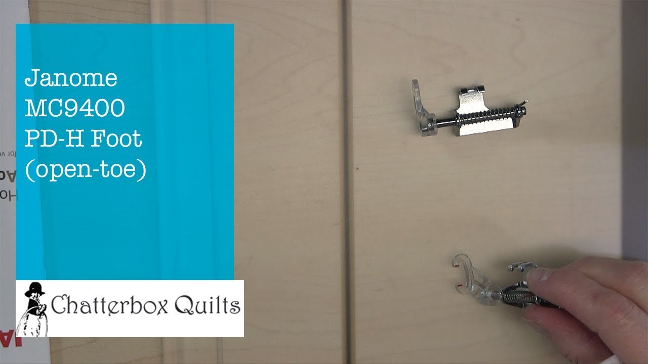 Janome MC9400 PD-H open-toe darning foot