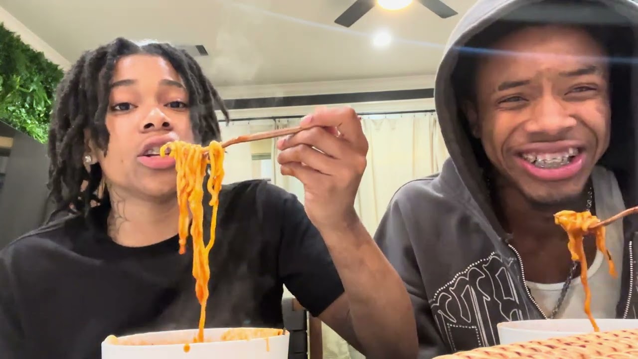 SPICY NOODLE CHALLENGE ! (WITH A TWIST!)