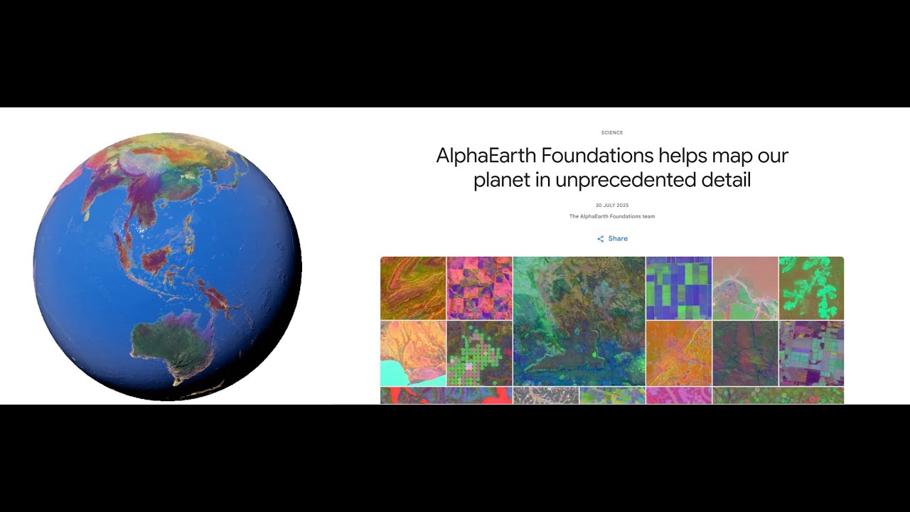Alpha Earth Satellite Embedding dataset