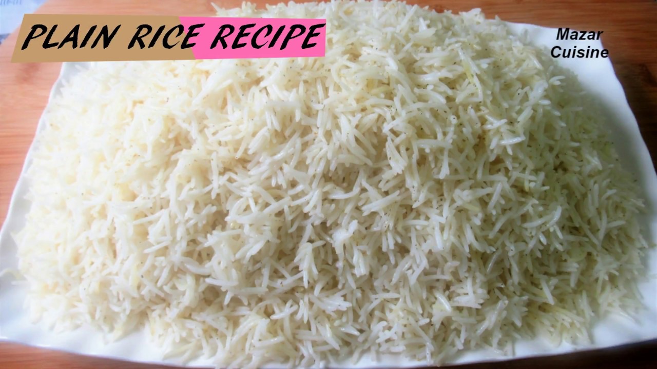 EASY & SIMPLE BASMATI  PLAIN WHITE RICE RECIPE,AFGHANI RICE RECIPE,CHALAW ,AFGHANI